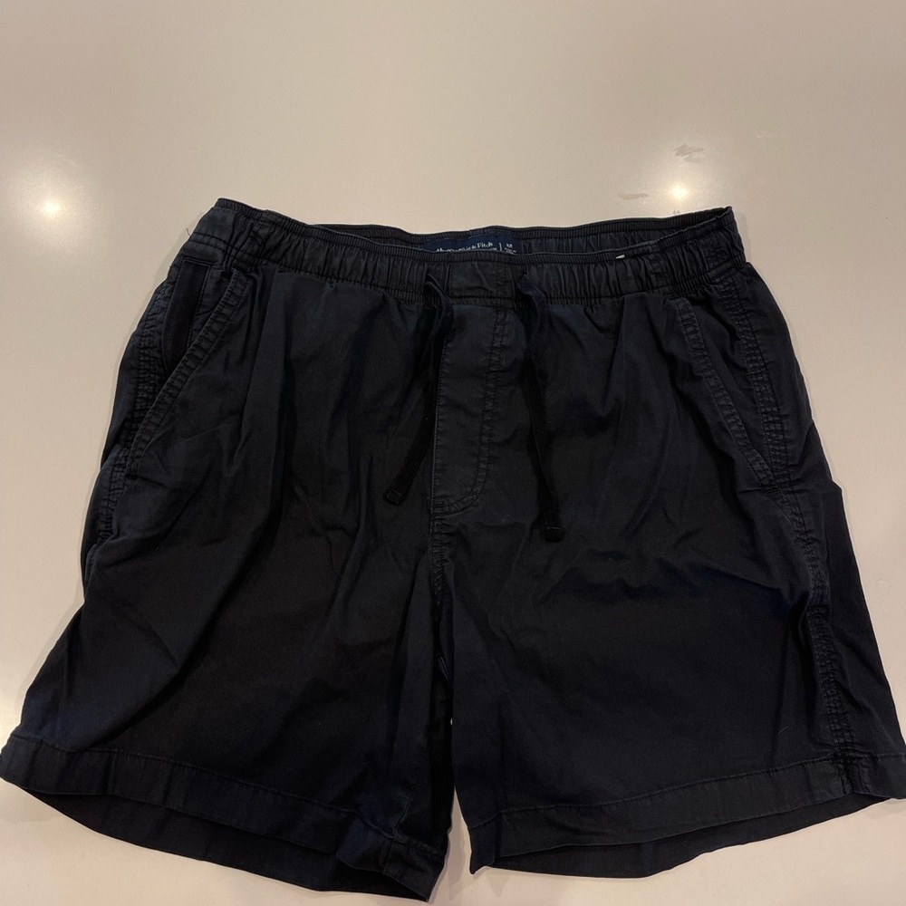 Abercrombie & Fitch Black Athletic Shorts